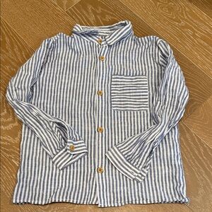 Zara NWOT Linen Shirt